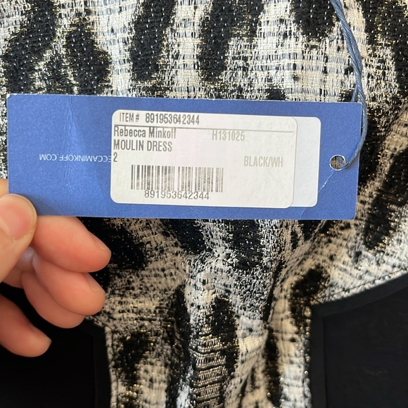 NWT Rebecca Minkoff Moulin Leopard Print Sleeveless Sheath Dress 2 - Picture 10 of 16